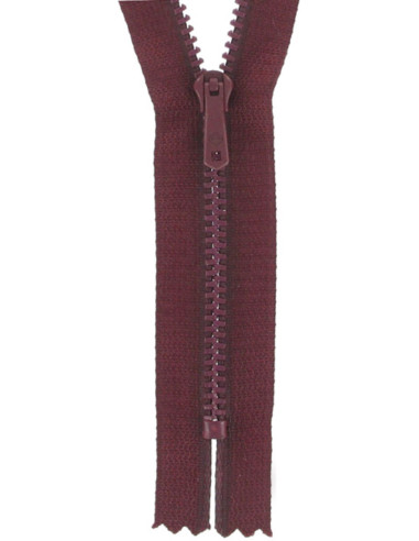 Fermeture éclair pantalon - Bordeaux