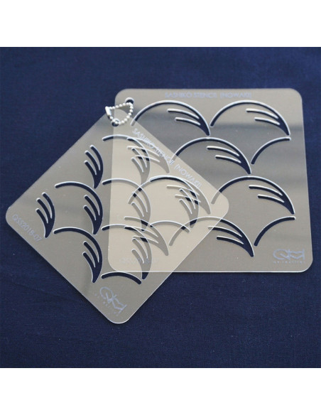 Set de 2 gabarits pour sashiko stencil - Nowaki