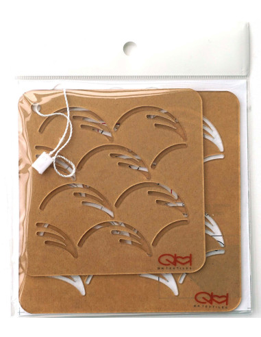 Set de 2 gabarits pour sashiko stencil - Nowaki