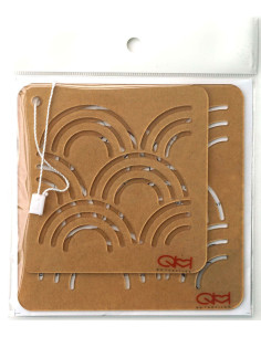 Set de 2 gabarits pour sashiko stencil - Seikai-Ha 2