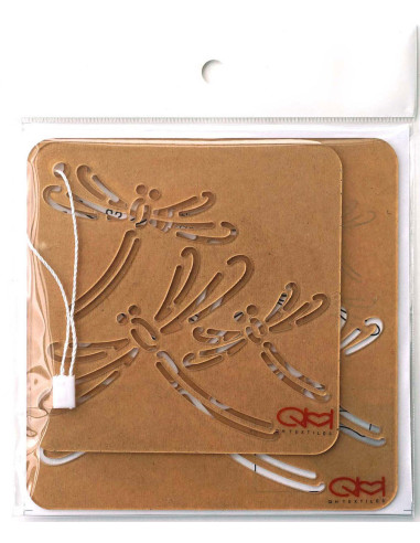 Set de 2 gabarits pour sashiko stencil - Tonbo