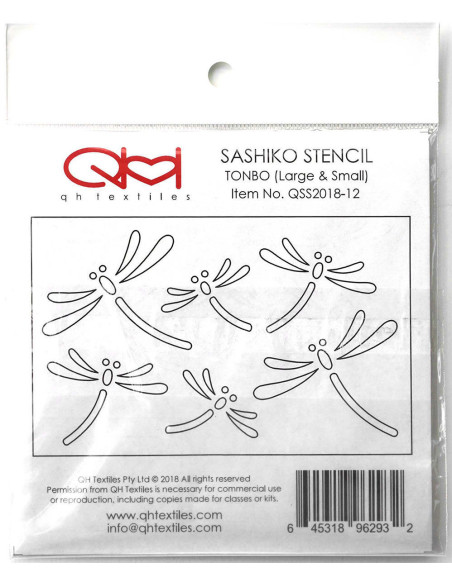 Set de 2 gabarits pour sashiko stencil - Tonbo