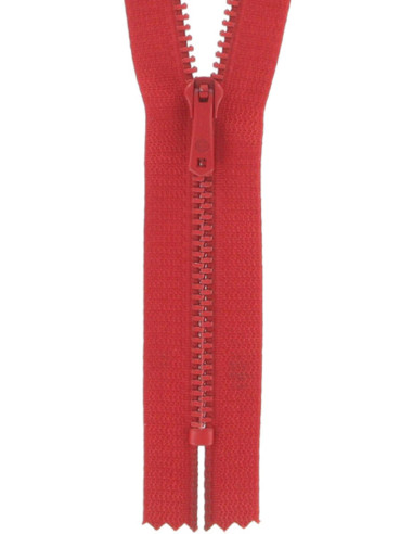 Fermeture éclair pantalon - Rouge sang