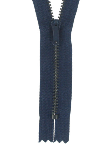 Fermeture éclair pantalon - Bleu marine