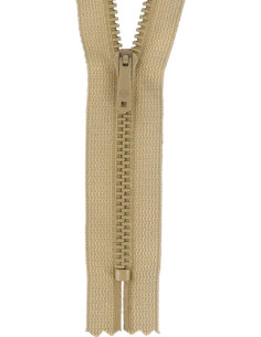 Fermeture éclair pantalon - Beige antilope