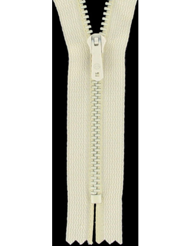 Fermeture éclair pantalon - Blanc cassé