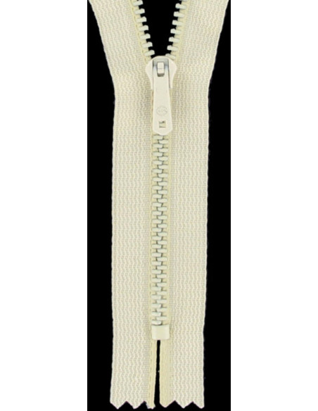 Fermeture éclair pantalon - Blanc cassé