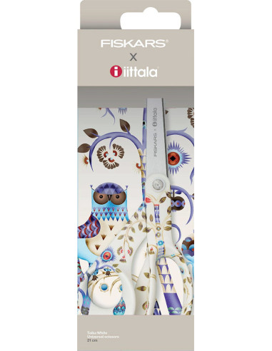Ciseaux Fiskars X Iittala Taika blanc 21 cm