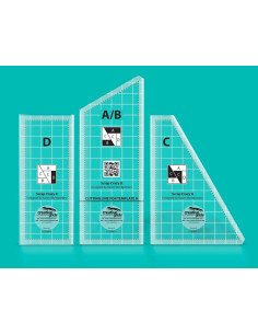 Set de règles Non-Slip Scrap Crazy Creative Grids 2