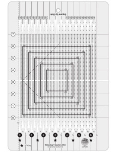 Règle Stripology Quarters Mini Creative Grids