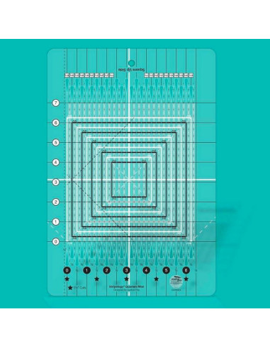 Règle Stripology Quarters Mini Creative Grids