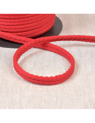 Cordon double passepoil chevrons - Rouge