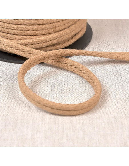 Cordon double passepoil chevrons - Beige