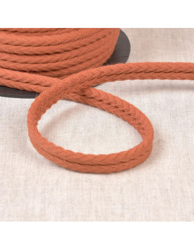 Cordon double passepoil chevrons - Rouille
