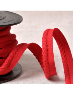 Cordon passepoil chevrons - Rouge