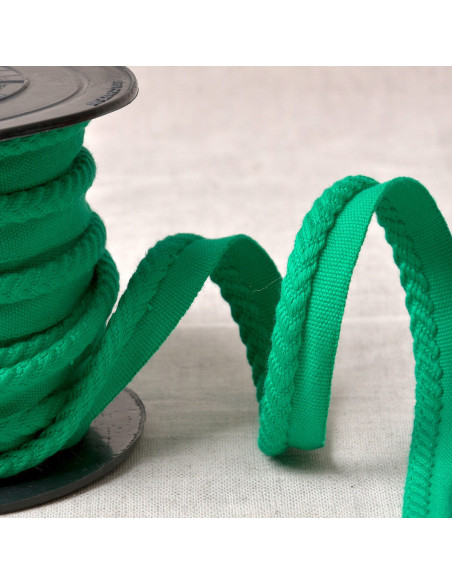 Cordon passepoil chevrons - Vert vif