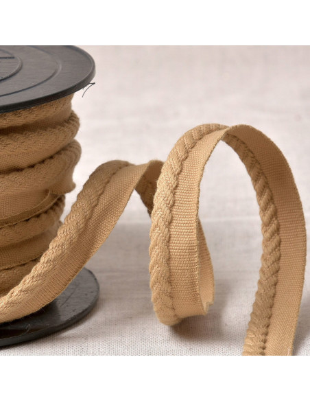 Cordon passepoil chevrons - Beige