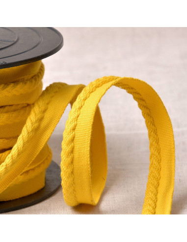Cordon passepoil chevrons - Jaune or
