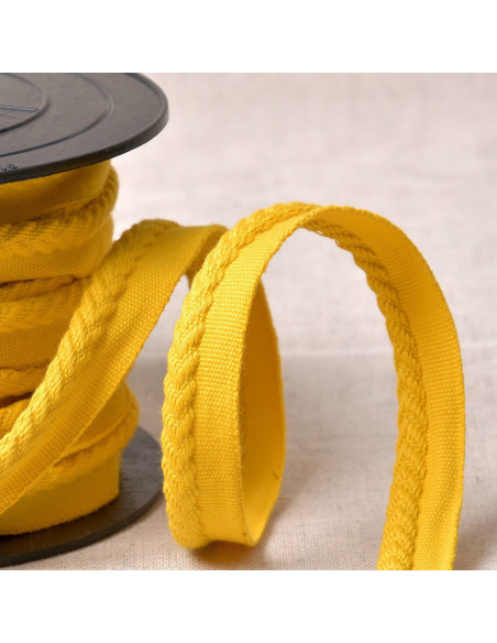Cordon passepoil chevrons - Jaune or