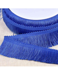 Frange épaisse 45 mm - Bleu roi
