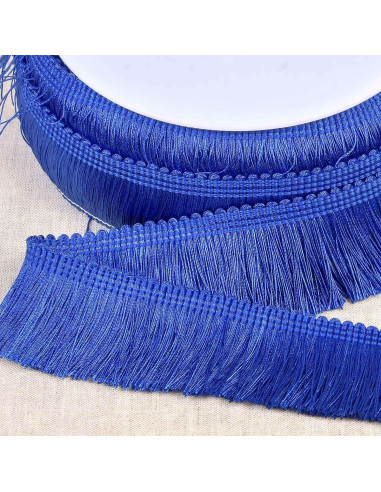 Frange épaisse 45 mm - Bleu roi