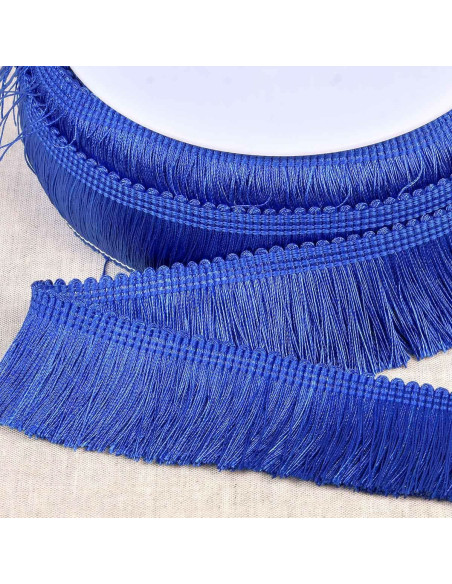 Frange épaisse 45 mm - Bleu roi
