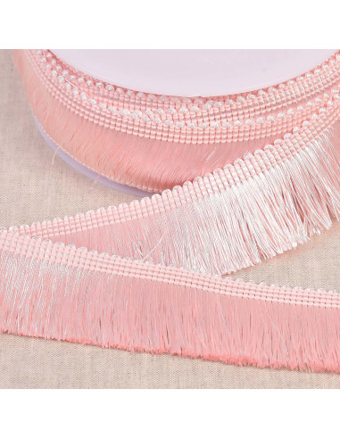 Frange épaisse 45 mm - Rose clair
