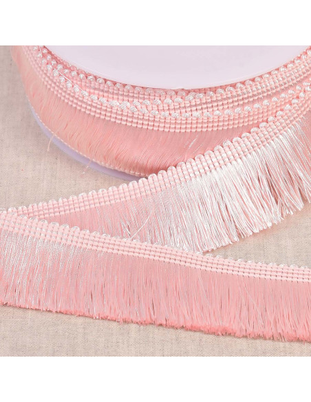 Frange épaisse 45 mm - Rose clair