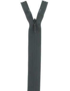 Fermeture éclair invisible - Gris anthracite