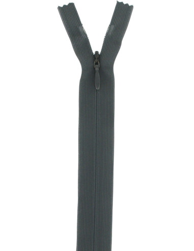 Fermeture éclair invisible - Gris anthracite