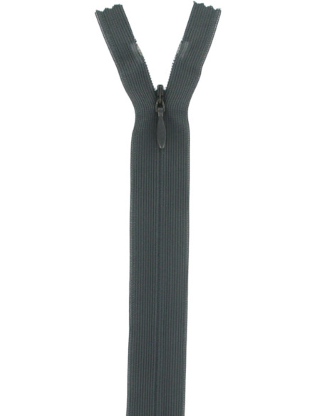 Fermeture éclair invisible - Gris anthracite