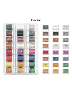 Valise de fils à broder Deluxe Overlock Inspiration Madeira 2