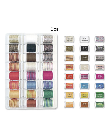 Valise de fils à broder Deluxe Overlock Inspiration Madeira