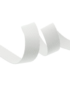 Sangle de sac chevrons - Blanc