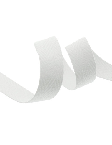 Sangle de sac chevrons - Blanc