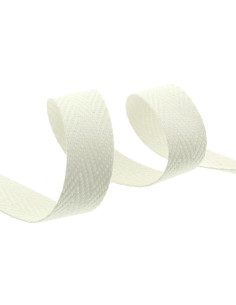 Sangle de sac chevrons - Crème