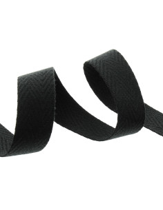 Sangle de sac chevrons - Noir