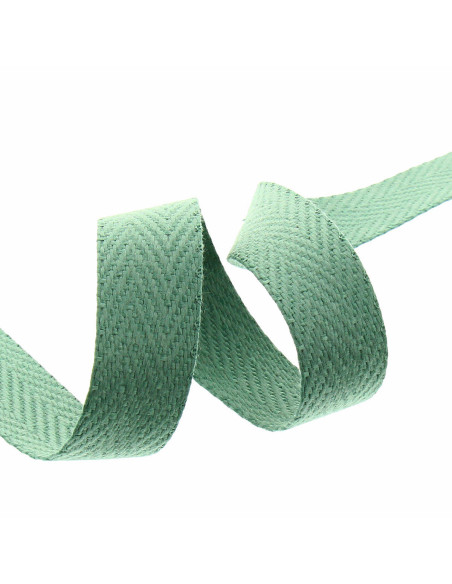 Sangle de sac chevrons - Vert sauge