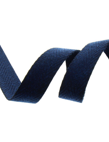 Sangle de sac chevrons - Bleu marine