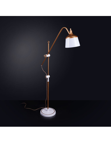 Lampe sur pied avec loupe, plateau et pince téléphone Daylight Anita