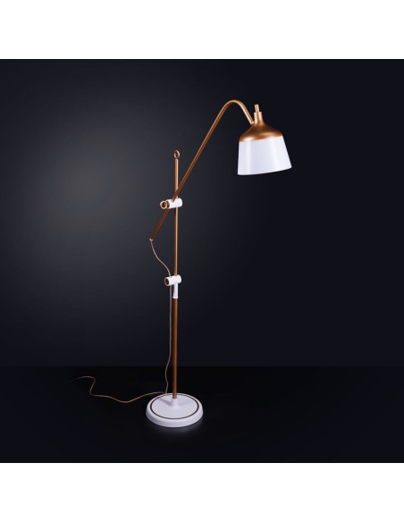 Lampe sur pied avec loupe, plateau et pince téléphone Daylight Anita