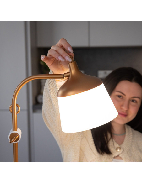 Lampe sur table avec loupe, plateau et pince téléphone Daylight Anita