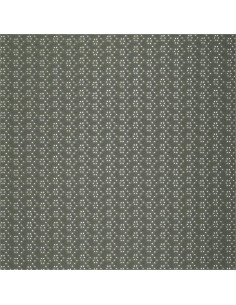Tissu broderie anglaise extensible - Kaki foncé 2