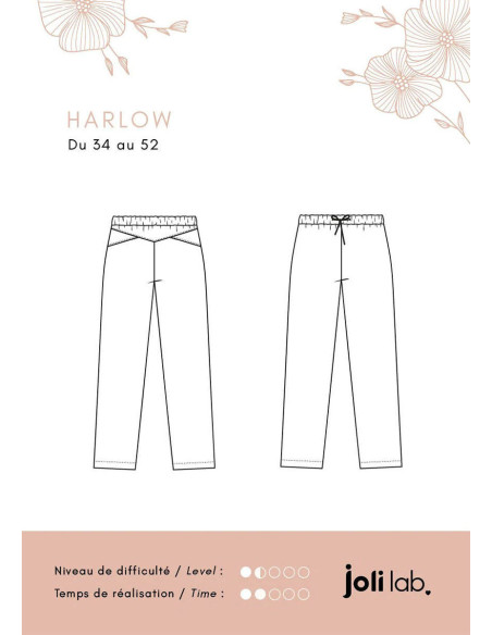 Patron de pantalon Harlow - Joli Lab