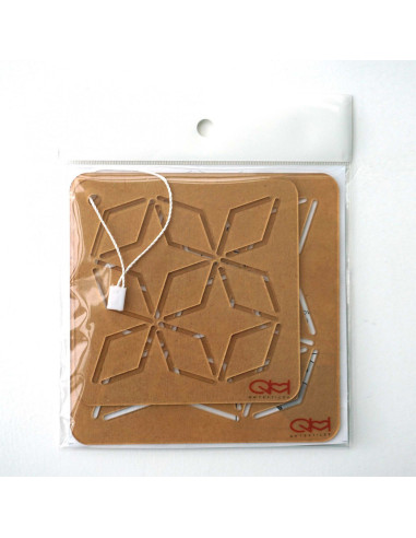 Set de 2 gabarits pour sashiko stencil - Kaku-Shippo