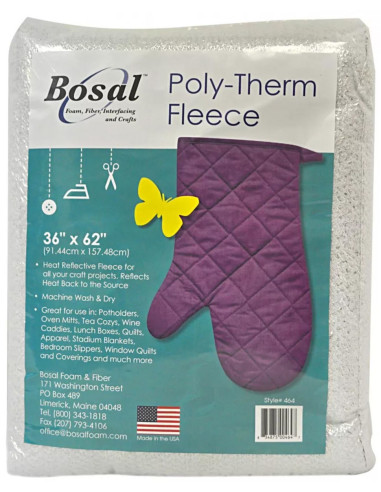 Molleton isolant 91 cm x 157 cm Poly-Therm Fleece Bosal