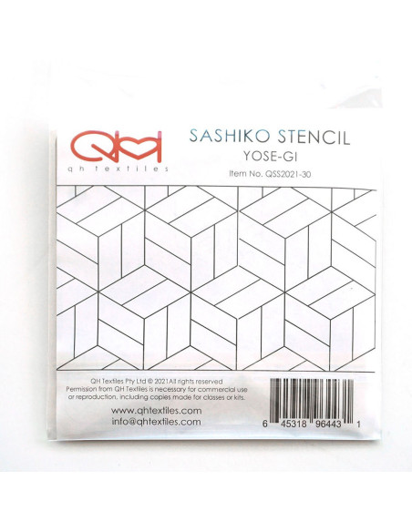 Set de 2 gabarits pour sashiko stencil - Yose-Gi