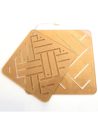 Set de 2 gabarits pour sashiko stencil - Ami-Shiro