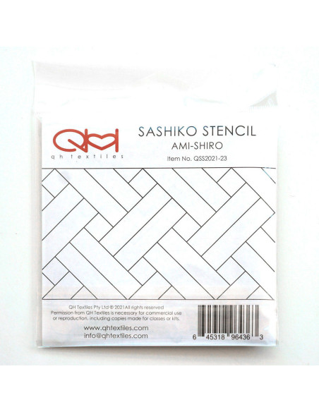 Set de 2 gabarits pour sashiko stencil - Ami-Shiro
