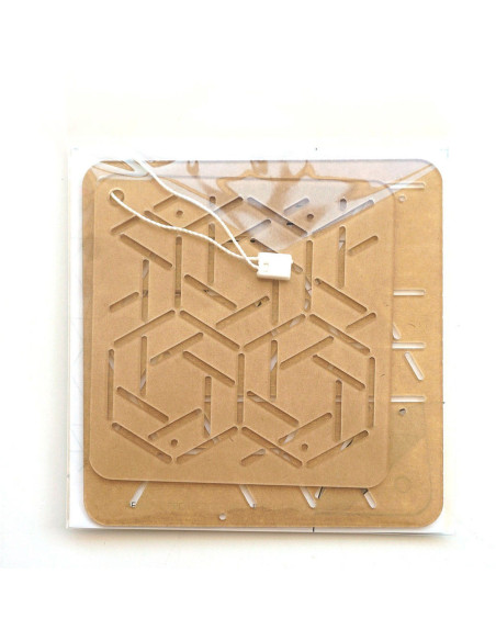 Set de 2 gabarits pour sashiko stencil - Musubi-Kasane-Kikkou